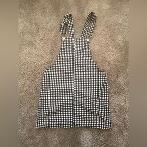 Princess Polly checkered overall dress